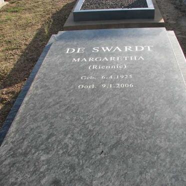 SWARDT Margaretha, de 1925-2006