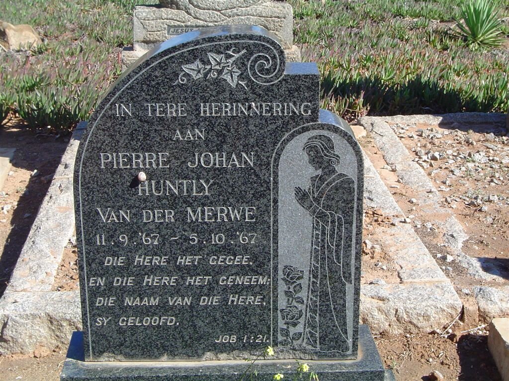 MERWE Pierre Johan Huntly, van der 1967-1967