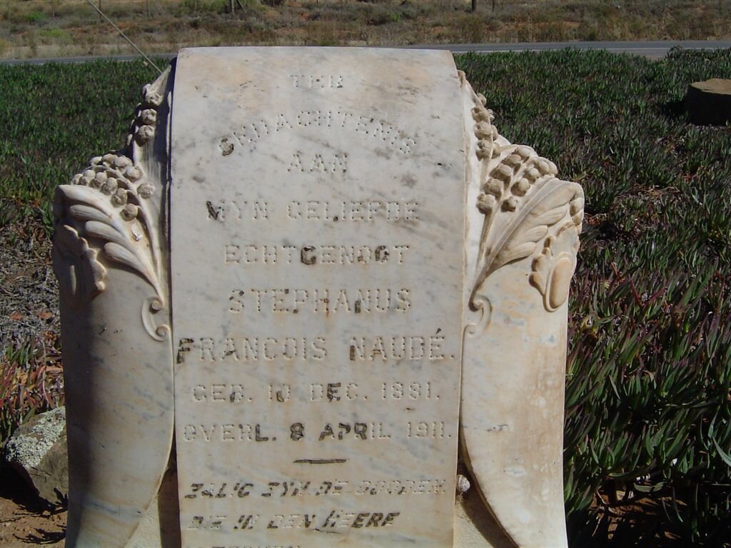 NAUDE Stephanus Francois 1881-1911