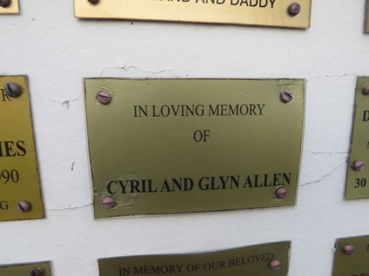 ALLEN Cyril &amp; Glyn