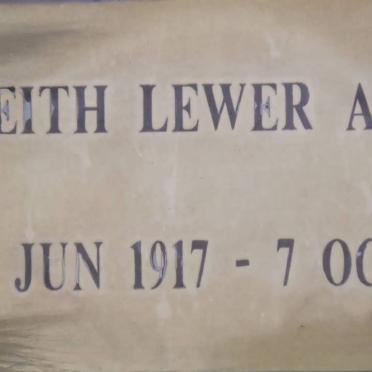 ALLEN Keith Lewer 1917-1995