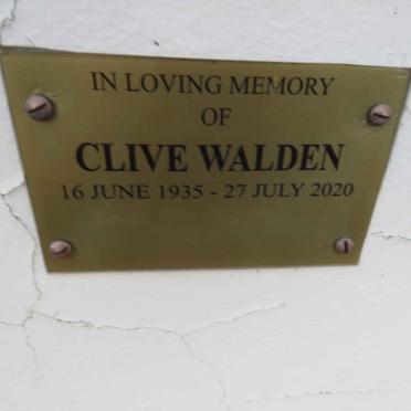 WALDEN Clive 1935-2020