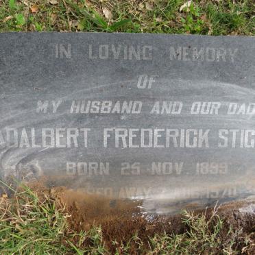 STIGLING Adalbert Frederick 1899-1970