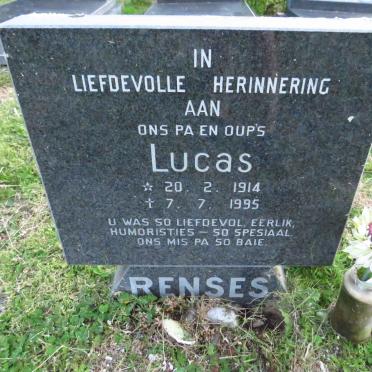 RENSES Lucas 1914-1995 &amp; Mona Therese Gabrielle CHAPART 1919-1986