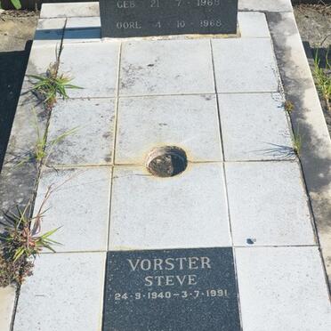 VORSTER Steve 1940-1991 : : VORSTER Jan Otto 1968-1968