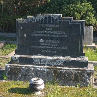 TALJAARD Hans Jacob 1861-1939 & C. ? M. DE BRUYN 1863-1949