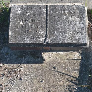 FRANKEN Johanna Christina, SMIT nee BEUKMAN 1870-1954