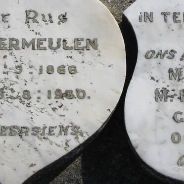 VERMEULEN C.J. 1866-1930 &amp; Margaretha M.M. 1866-1945