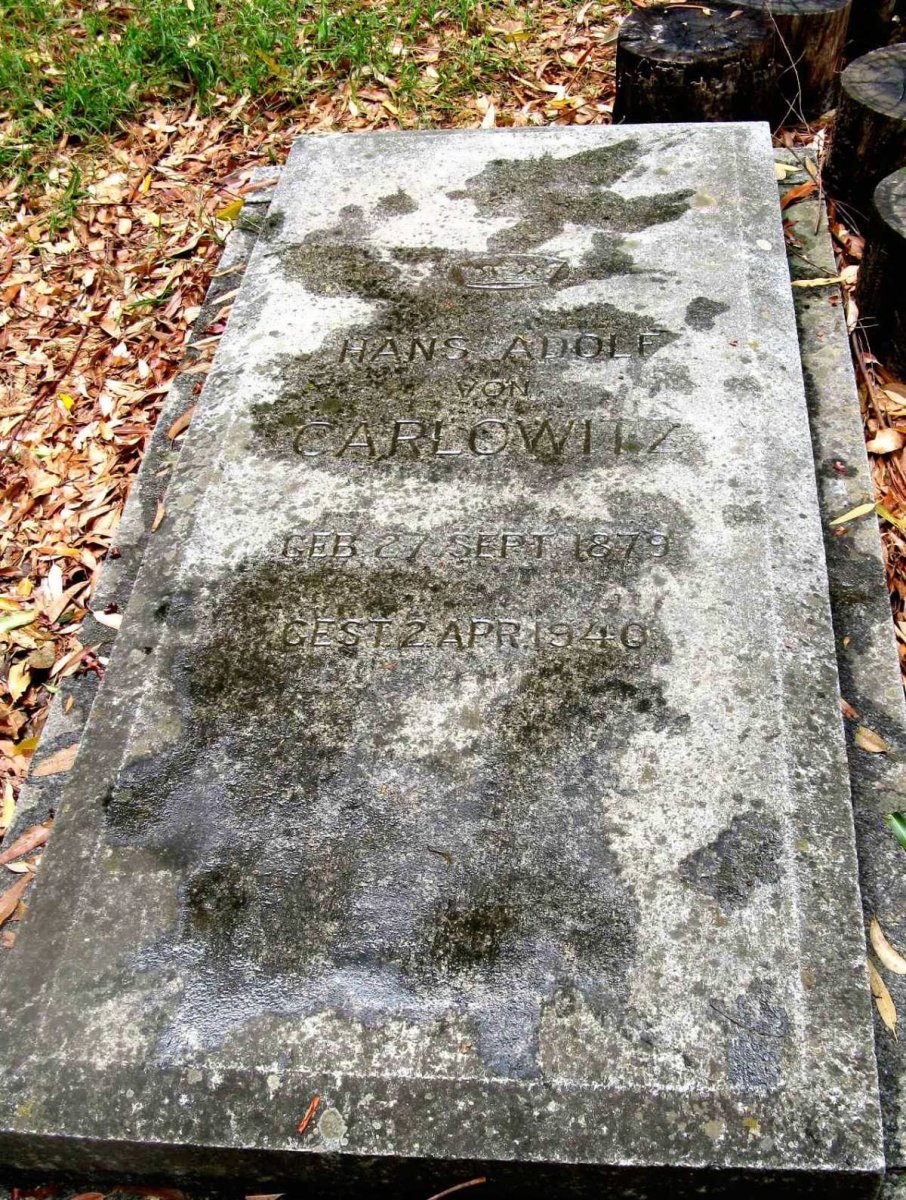 CARLOWITZ Hans Adolf, von 1879-1940