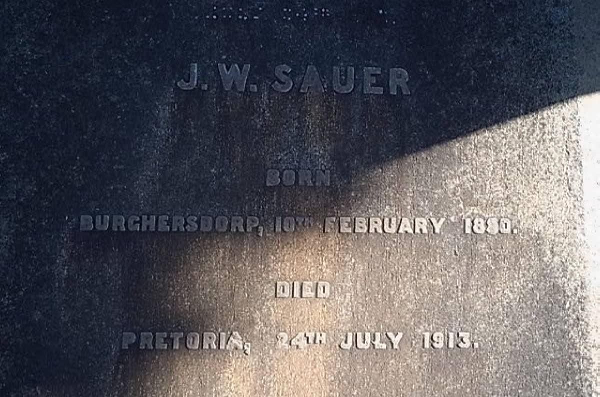 SAUER J.W. 1850-1913