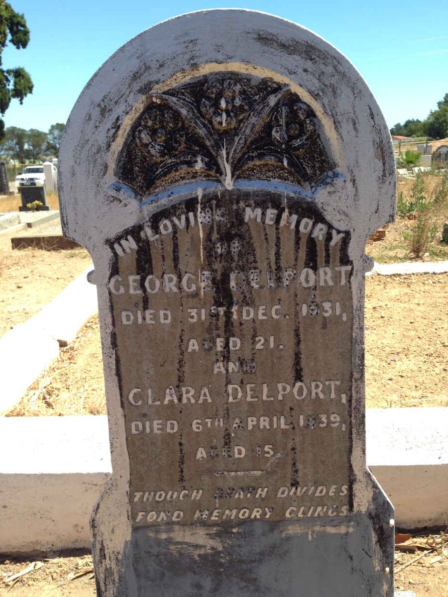 DELPORT George -1931 :: DELPORT Clara -1939