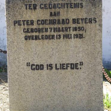BEYERS Peter Coenraad 1850-1921