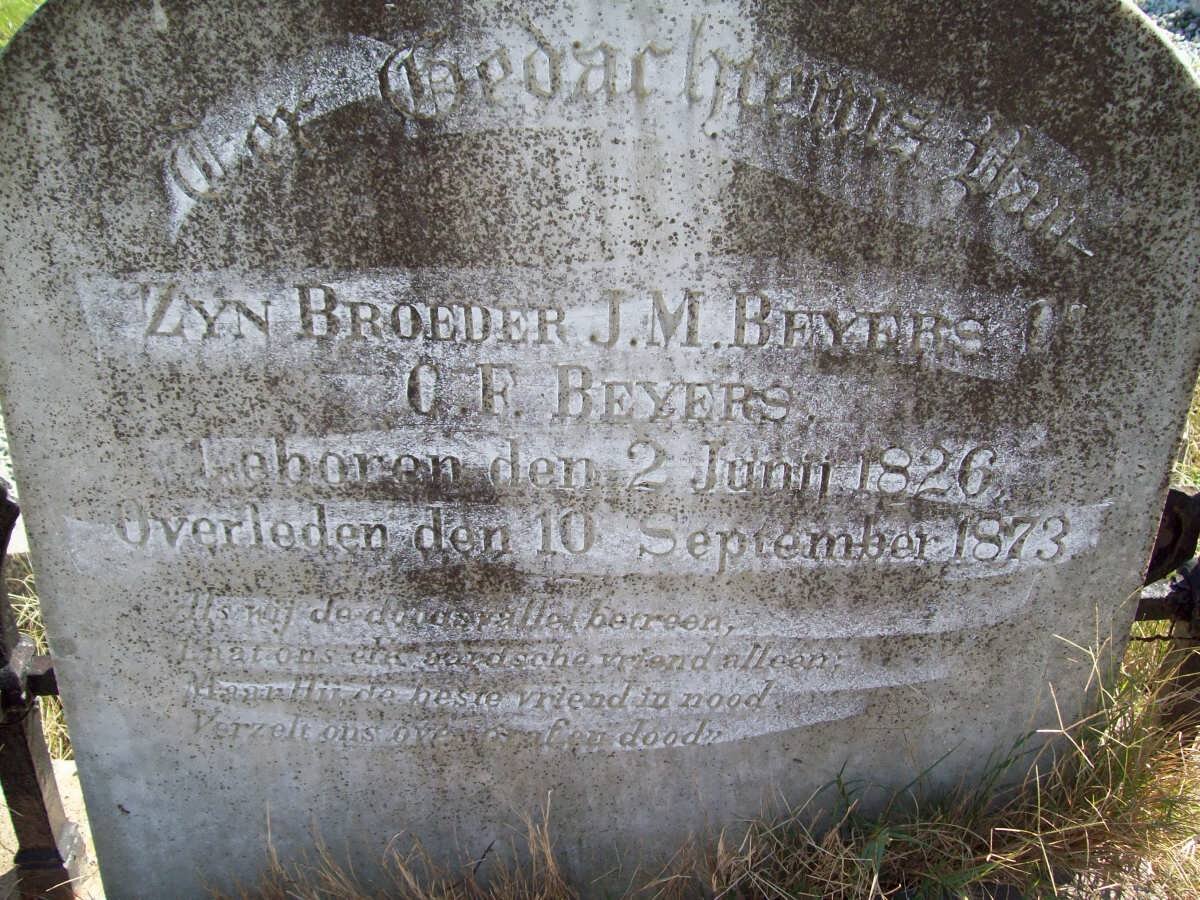 BEYERS C.F. 1826-1873