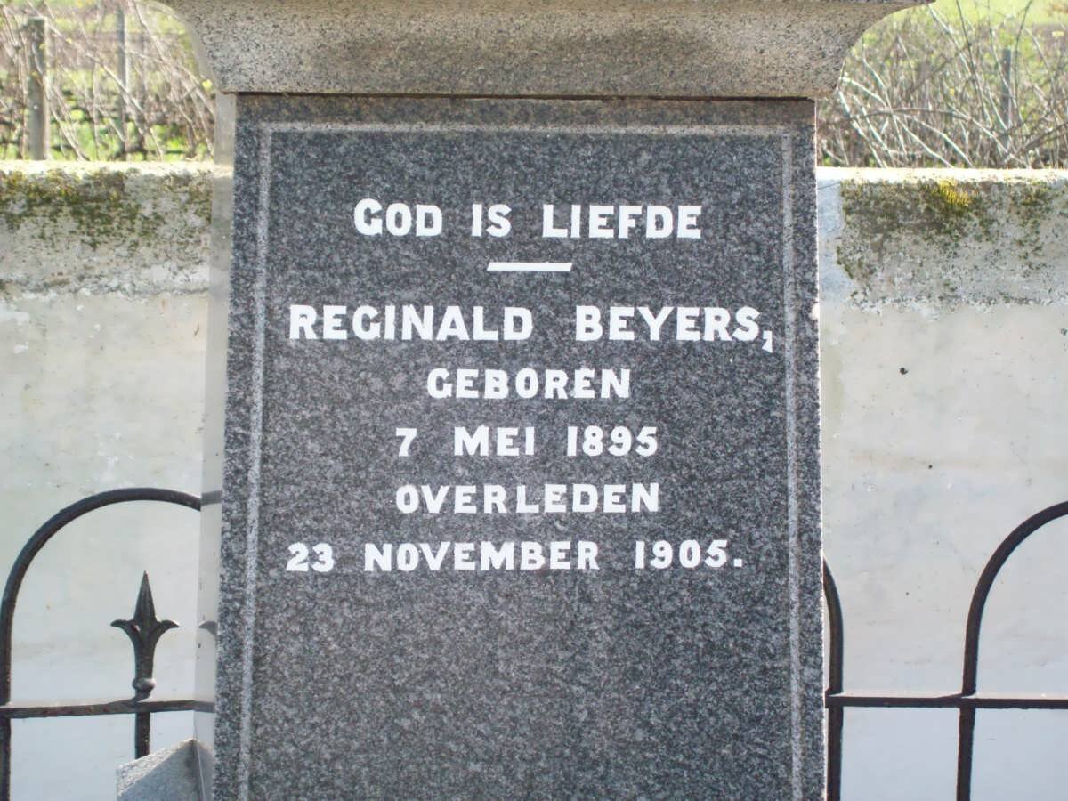 BEYERS Reginald 1895-1905