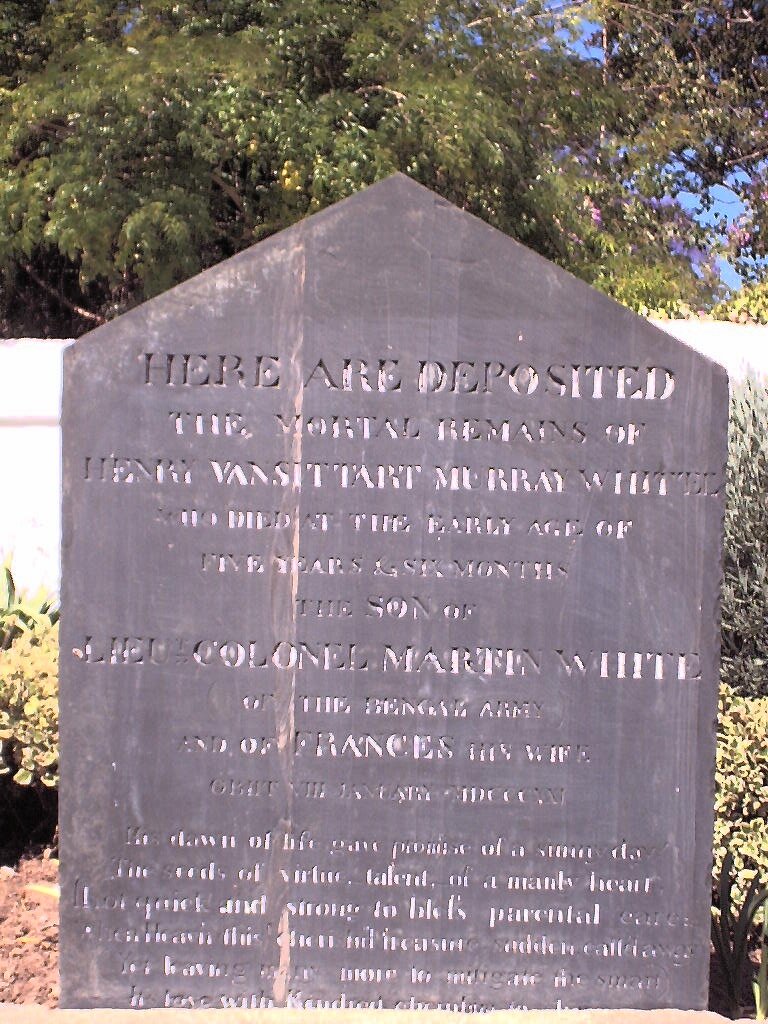 WHITE Henry van Sittart Murray Whittel