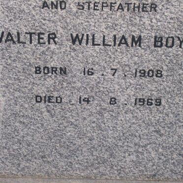BOYES Walter William 1908-1969