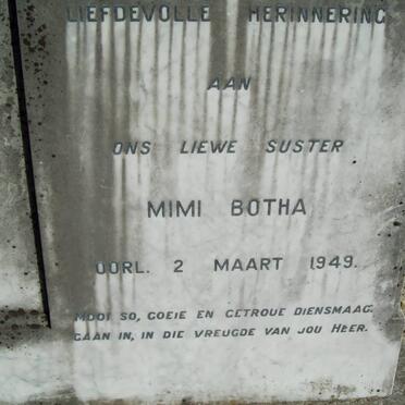 BOTHA Mimi -1949