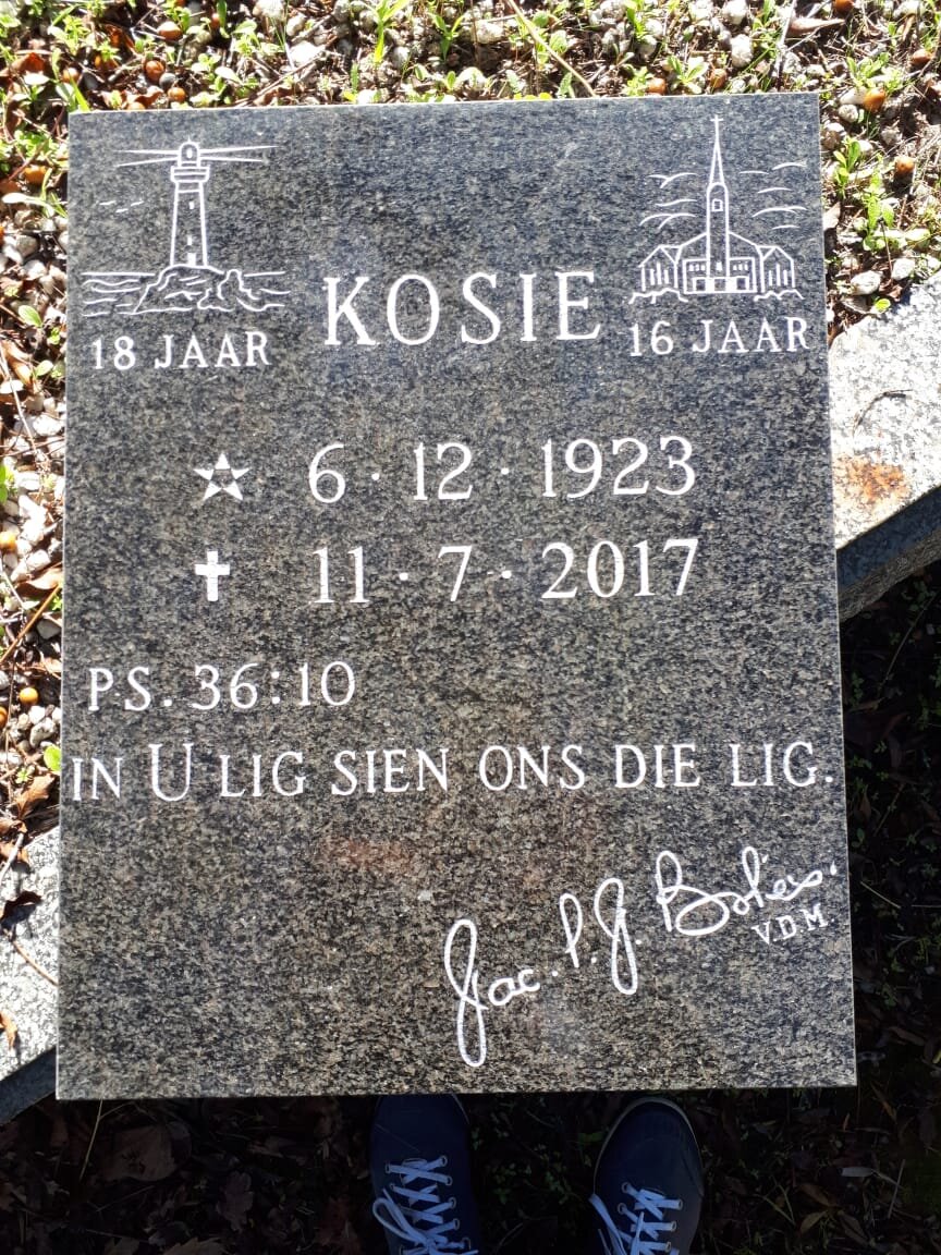 BOTES Kosie 1923-2017