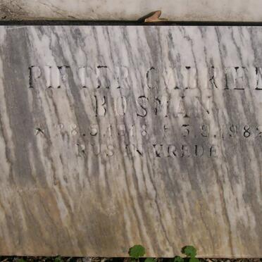BOSMAN Pieter Gabriel 1918-1982
