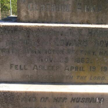 BOWER Edward 1847-1915 &amp;  Gertrude Ann HARRESON 1963-1909_2