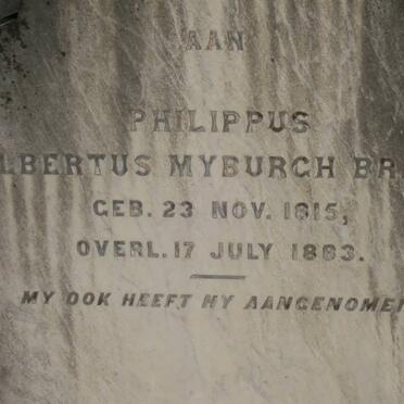 BRINK Philippus Albertus Myburgh 1815-1883