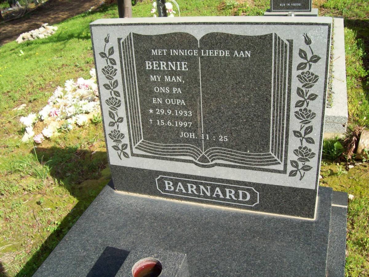 BARNARD Bernie 1933-1997