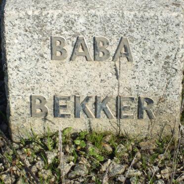 BEKKER Baba
