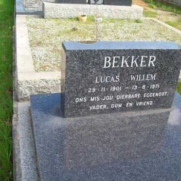 BEKKER Lucas Willem 1901-1971