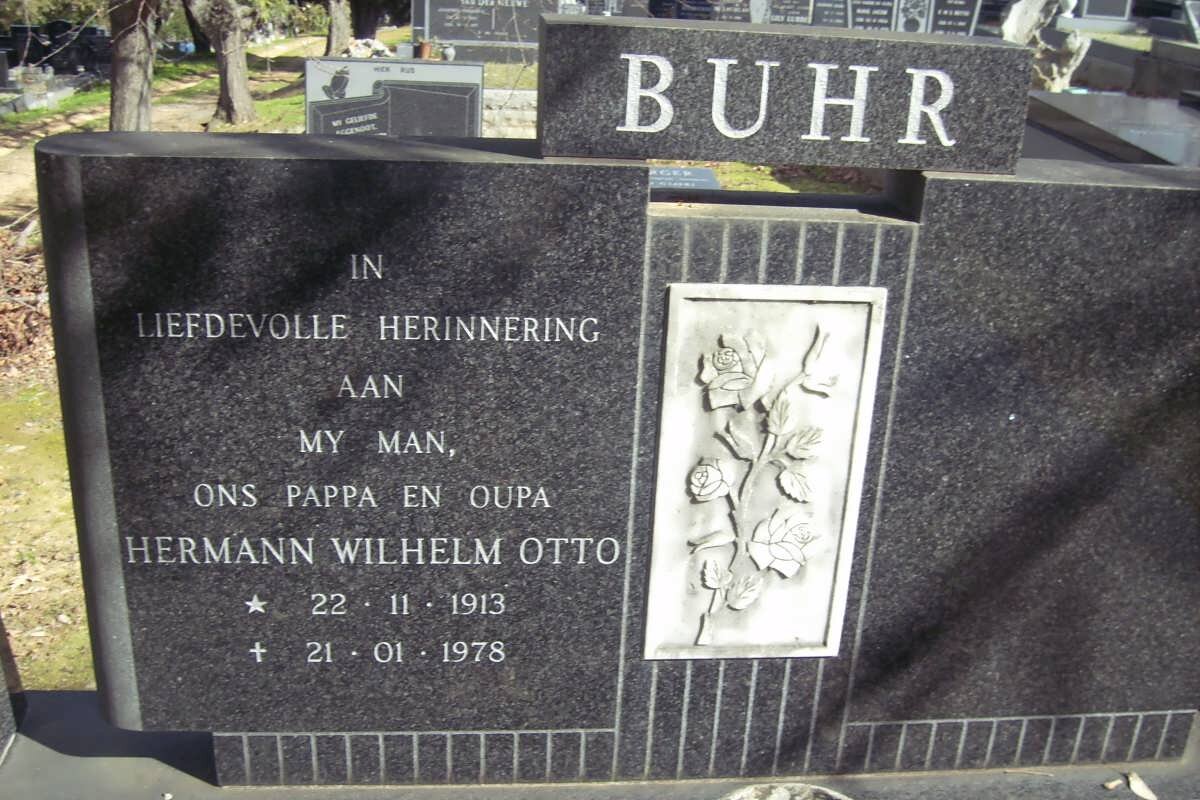 BUHR Hermann Wilhelm Otto 1913-1978