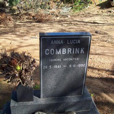 COMBRINK Anna Lucia 1941-1992