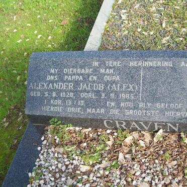 CRAVEN Alexander Jacob 1928-1985