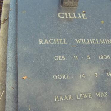 CILLIÉ Rachel Wilhelmina 1906-1990
