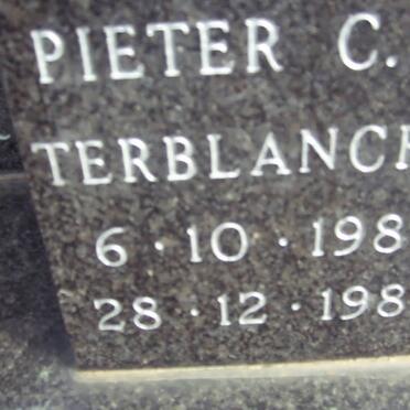 TERBLANCHE Pieter C.C. 1981-1981