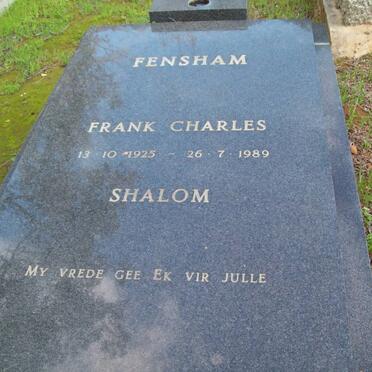 FENSHAM Frank Charles 1925-1989