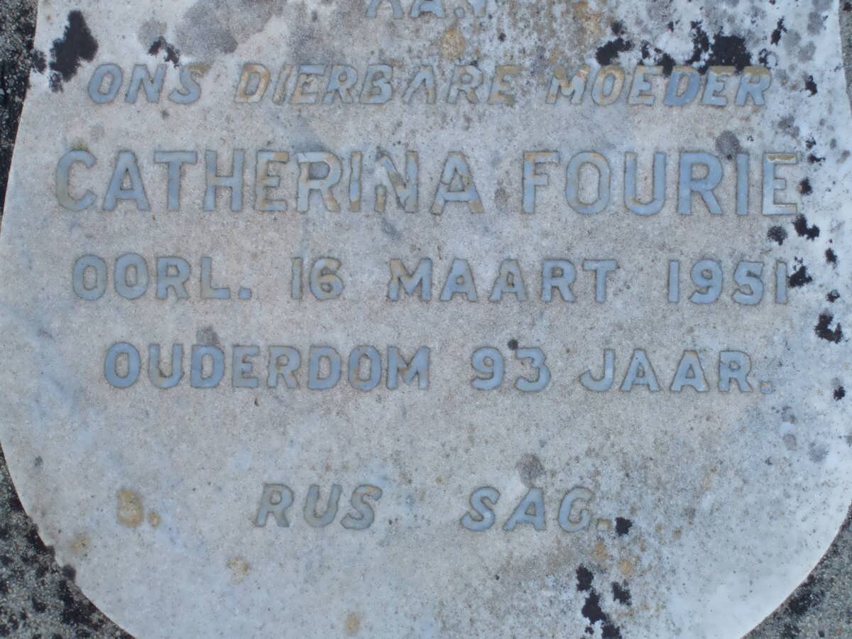 FOURIE Catherina -1951