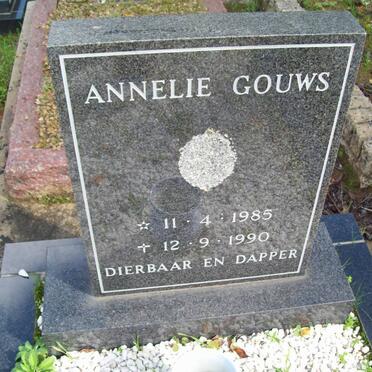 GOUWS Annelie 1985-1990