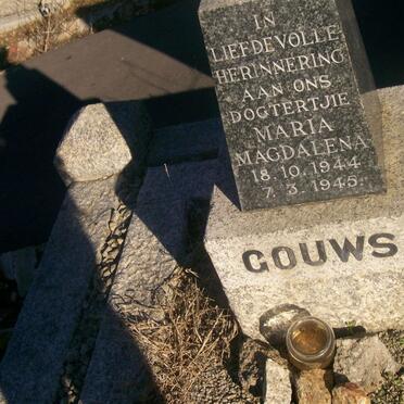GOUWS Maria Magdalena 1944-1945