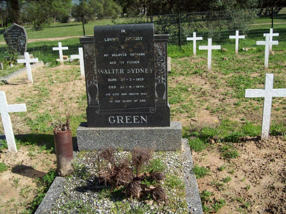 GREEN Walter Sydney 1929-1974