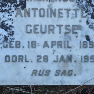 GEURTSE Antoinette 1899-1951