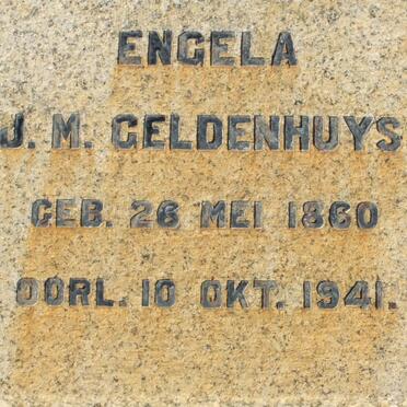 GELDENHUYS Engela J.M. 1860-1941