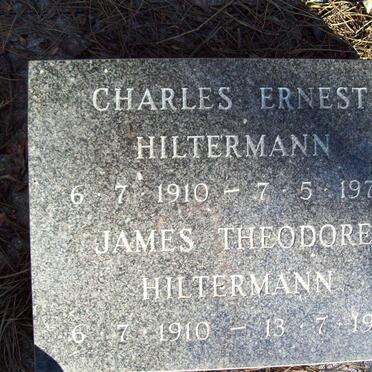 HILTERMANN Charles Ernest 1910-1979 :: HILTERMANN James Theodore 1910-1981