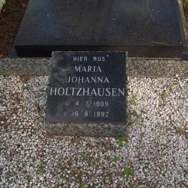 HOLTZHAUSEN Maria Johanna 1909-1992