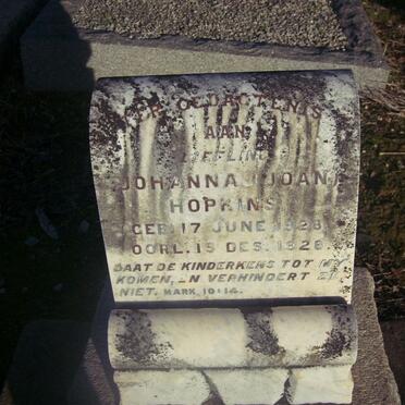 HOPKINS Johanna 1928-1928