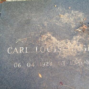 HAGER Carl Louis 1923-1984