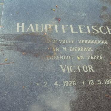 HAUPTFLEISCH Victor 1926-1993