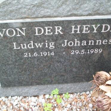 HEYDEN Ludwig Johannes, van der 1914-1989