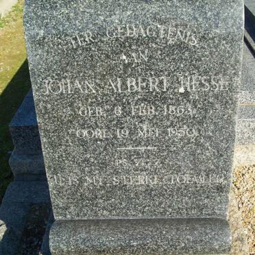 HESSE Johan Albert 1863-1950