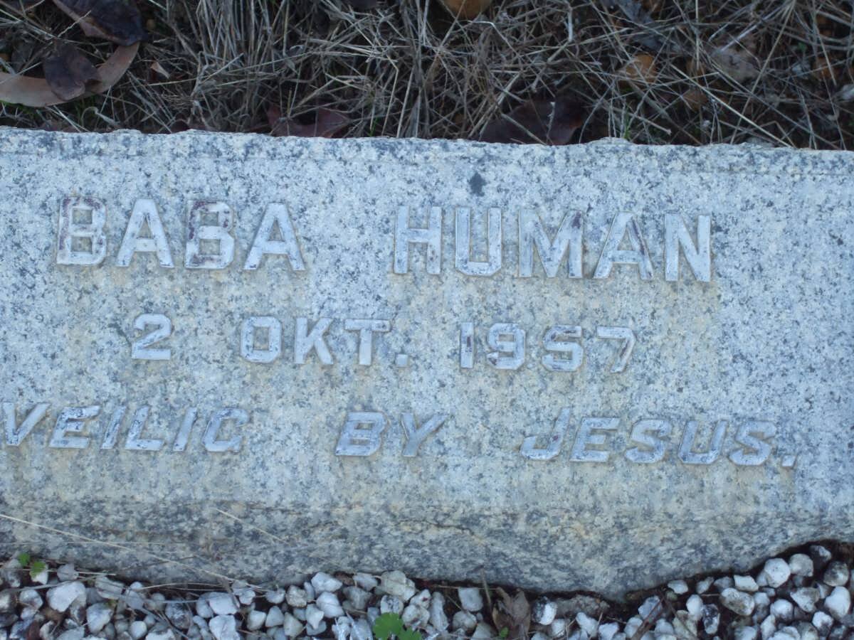 HUMAN Baba -1957
