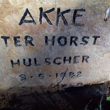 HULSCHER Akke ter Horst 1882-1960