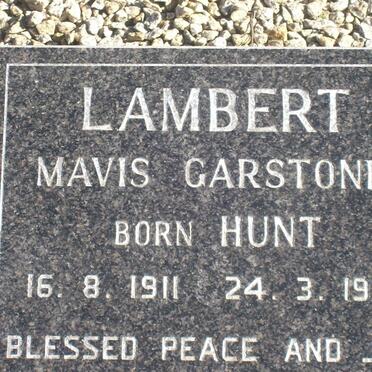 HUNT Billy -1933 :: LAMBERT Maris Garstone nee HUNT 1911-1991_3